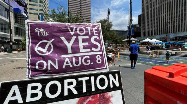 An Ohio vote to require that ballot measures receive 60% instead of a simple majority was a clear effort to stop an abortion rights measure on the November ballot.