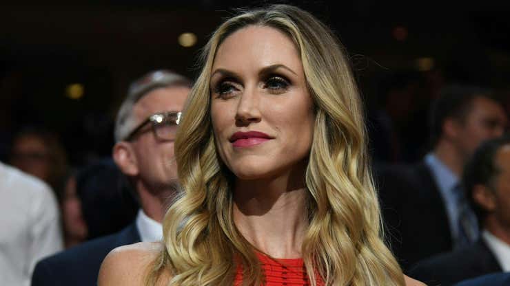 Image for Lara Trump, Bad Singer, Insists Her Tom Petty Cover Is Getting Shadow Banned