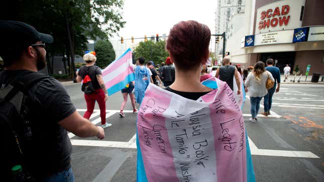 Gay Pride Festival’s Transgender Rights March in Atlanta, 2019.